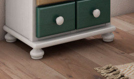 Mueble con cajones estilo provenzal fabricado en madera de Pino Ref MCJI10047