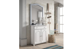 Mueble taquillón con espejo estilo provenzal Ref MCJI10048