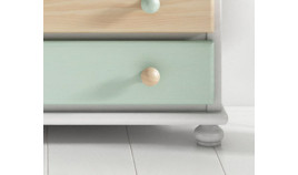 Taquillón con cajones estilo provenzal fabricado en madera Ref MCJI10049