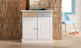 Taquillón estilo provenzal fabricado en madera de Pino Ref MCJI10050