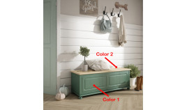 Arcón de madera estilo provenzal Ref MCJI10052