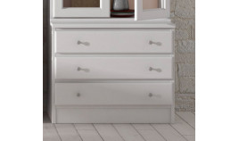 Vitrina con cajones en madera de Pino