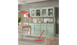 Aparador con alacena fabricado en madera Ref MCJI10059