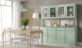 Aparador con alacena fabricado en madera Ref MCJI10059