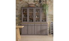 Aparador Vitrina fabricado en madera Ref MCJI10063