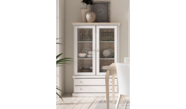 Vitrina con cajones fabricada en madera Ref MCJI10066