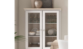 Vitrina con cajones fabricada en madera Ref MCJI10066