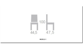 Silla de estilo provenzal fabricada en madera de pino Ref MCJI10079