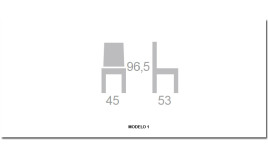 Silla de estilo provenzal fabricada en madera de pino Ref MCJI10119