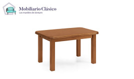 Mesa de Comedor Extensible en madera de Pino Ref MCJI10018