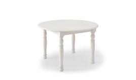 Mesa de Comedor redonda Extensible fabricada en madera de Pino Ref MCJI10026