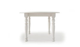 Mesa de Comedor redonda Extensible fabricada en madera de Pino Ref MCJI10026