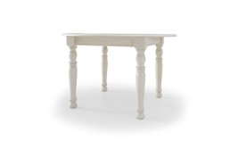 Mesa de Comedor redonda Extensible fabricada en madera de Pino Ref MCJI10015