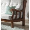 MCJI10034 Sofá estilo provenzal fabricado en madera de pino disponible en 3, 2 y 1 Plazas
