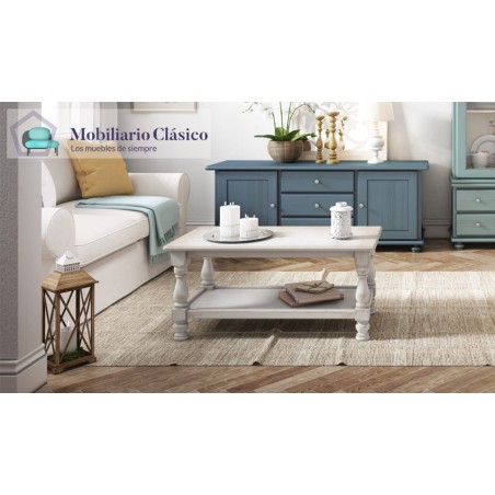 Mueble televisión provenzal fabricado en madera