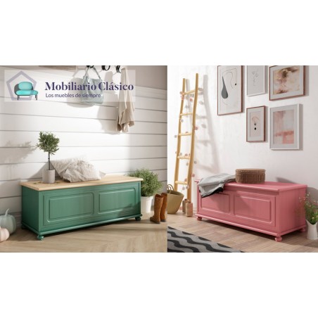 Arcón de madera estilo provenzal Ref MCJI10052