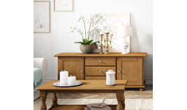 Mueble televisión provenzal fabricado en madera Ref MCJI10053