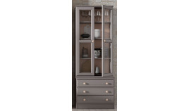 Vitrina con cajones en madera de Pino Ref MCJI10057