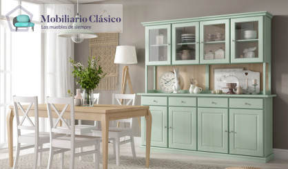 Aparador con alacena fabricado en madera Ref MCJI10059