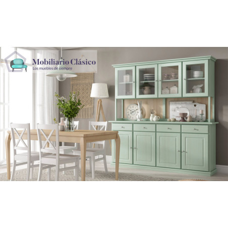 Aparador con alacena fabricado en madera Ref MCJI10059