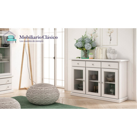 Aparador de madera de Pino Ref MCJI10067