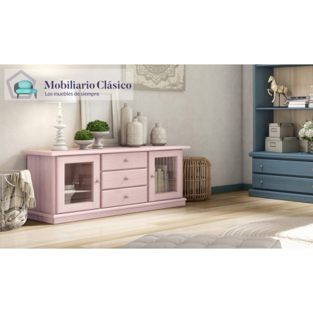 Mueble televisión de madera Ref MCJI10069