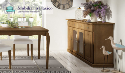 Aparador de madera de Pino Ref MCJI10073