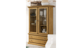 Vitrina con cajones fabricada en madera Ref MCJI10075