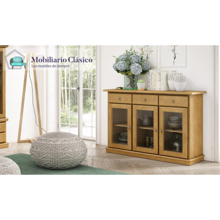 Aparador de madera de Pino Ref MCJI10076