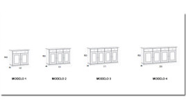 Aparador de madera de Pino Ref MCJI10076