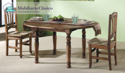 Silla de estilo provenzal fabricada en madera de pino Ref MCJI10079