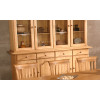 Aparador con vitrina fabricado en madera de Pino Ref MCJI10080
