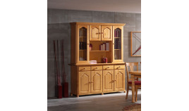 Aparador con librería fabricado en madera de Pino Ref MCJI10082