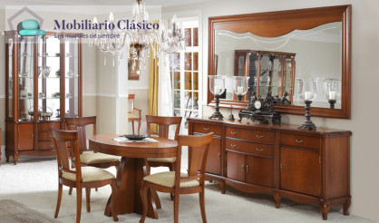 Conjunto aparador clásico con espejo Ref MCH10022