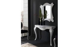 Consola Recibidor de diseño con Patas en Haya y cajón Ref L126000